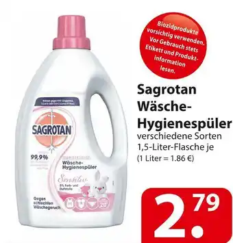 Famila Nord Ost Sagrotan wäsche-hygienespüler Angebot