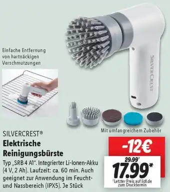 Lidl SILVERCREST Elektrische Reinigungsbürste Angebot