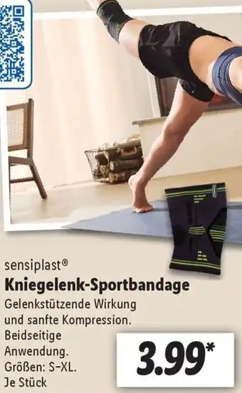 Lidl Sensiplast Kniegelenk-Sportbandage Angebot