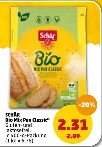 PENNY Schär bio mix pan classic Angebot