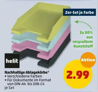 PENNY Helit nachhaltige ablagekörbe Angebot