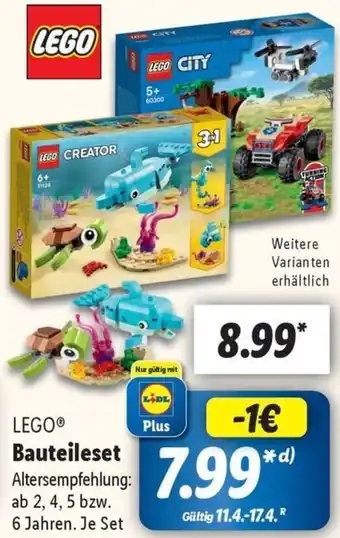 Lidl LEGO Bauteileset Angebot