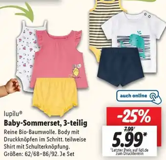 Lidl Lupilu Baby-Sommerset, 3-teilig Angebot