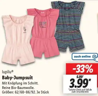 Lidl Lupilu Baby-Jumpsuit Angebot