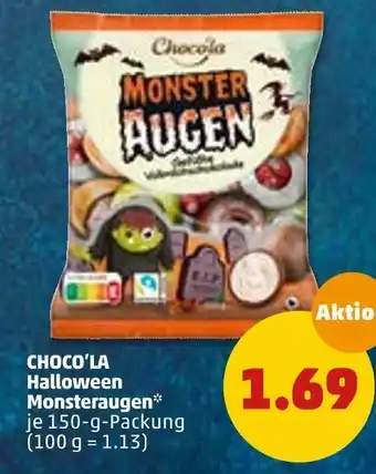 PENNY Choco’la halloween monsteraugen Angebot