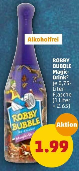 PENNY Robby bubble magic-drink Angebot