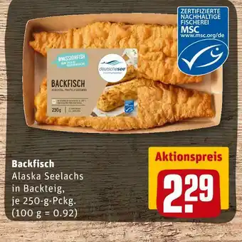 REWE Backfisch Angebot