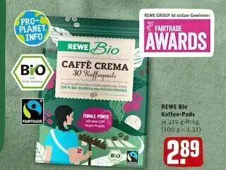 REWE Rewe bio kaffee-pads Angebot