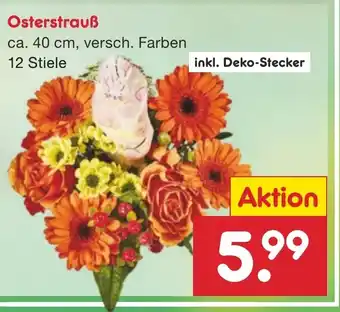 Netto Marken-Discount Osterstrauß inkl. Deko-Stecker Angebot