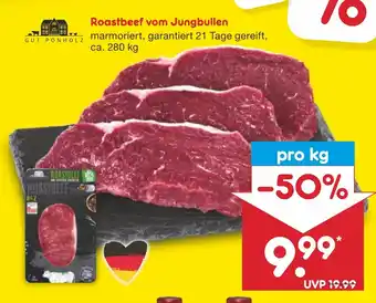 Netto Marken-Discount Roastbeef vom Jungbullen pro kg Angebot