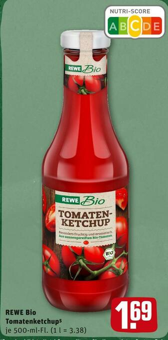 REWE Rewe bio tomatenketchup Angebot