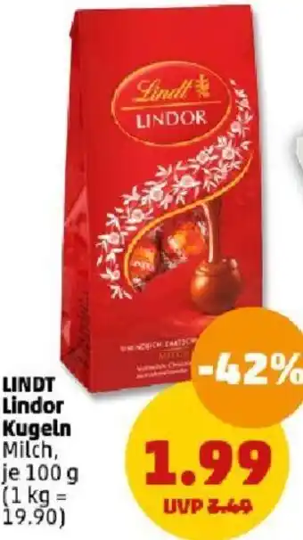 PENNY LINDT Lindor Kugeln 100 g Angebot