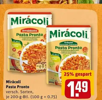 REWE Mirácoli pasta pronto Angebot