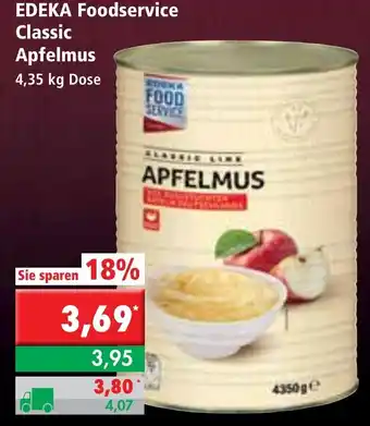 L. STROETMANN GROSSMARKT Edeka Foodservice Classic Apfelmus 4,35kg Dose Angebot