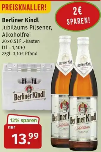 Markgrafen Berliner Kindl Jubiläums Pilsener 20x0,5 L Fl. Kasten Angebot