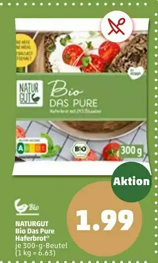 PENNY Naturgut bio das pure haferbrot Angebot