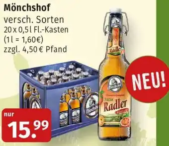 Markgrafen Mönchshof 20 x 0,5 L Fl. Kasten Angebot