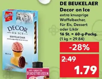 Kaufland DE BEUKELAER Decor on Ice 60 g Packg. Angebot