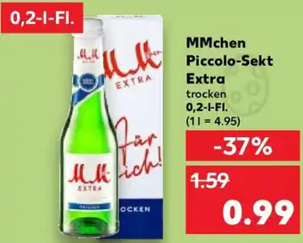 Kaufland MMchen Piccolo-Sekt Extra 0,2 L-Fl. Angebot