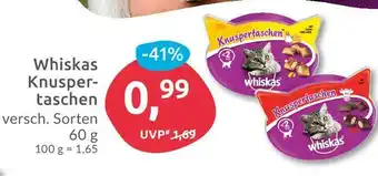 Budni Whiskas knuspertaschen Angebot