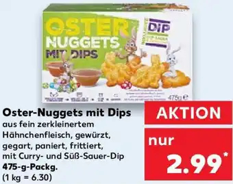 Kaufland Oster-Nuggets mit Dips 475 g Packg. Angebot