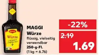 Kaufland MAGGI Würze 250-g-Fl. Angebot