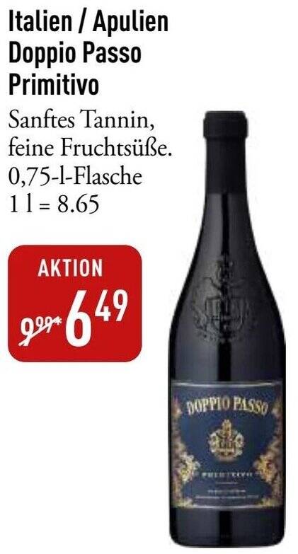 Doppio Passo Primitivo Angebot Diese Woche Alle Doppio passo primitivo Angebote - Entdecken Sie das günstigste