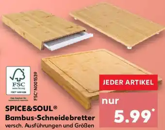 Kaufland SPICE&SOUL Bambus-Schneidebretter Angebot