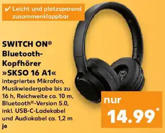 Kaufland SWITCH ON Bluetooth Kopfhörer SKSO 16 A1 Angebot