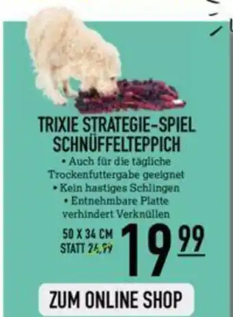 Kölle Zoo TRIXIE STRATEGIE-SPIEL SCHNÜFFELTEPPICH Angebot