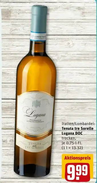 REWE Tenuta tre sorelle lugana doc weißwein Angebot