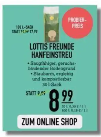 Kölle Zoo LOTTIS FREUNDE HANFEINSTREU 30L Angebot