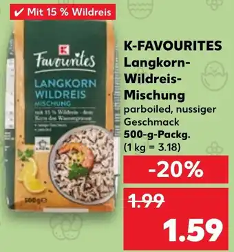 Kaufland K-FAVOURITES Langkorn Wildreis Mischung 500 g Packg. Angebot