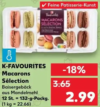 Kaufland K-FAVOURITES Macarons Sélection 132 g Packg. Angebot