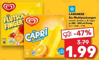 Kaufland LANGNESE Eis-Multipackungen 280-540 ml Packg. Angebot