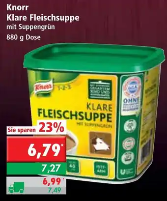 L. STROETMANN GROSSMARKT Knorr Klare Fleischsuppe 880g Dose Angebot