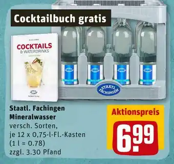 REWE Staatl. fachingen mineralwasser Angebot