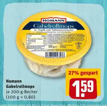 REWE Homann gabelrollmops Angebot