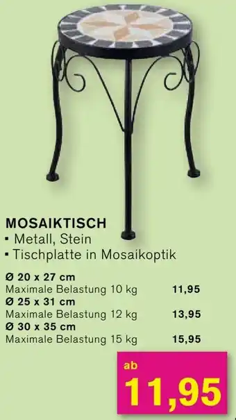 KODi MOSAIKTISCH Angebot