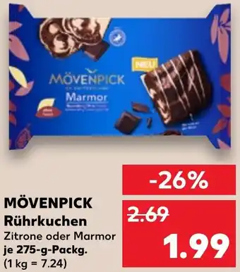 Kaufland MÖVENPICK Rührkuchen 275 g Packg. Angebot