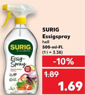 Kaufland SURIG Essigspray 500 ml Fl. Angebot