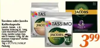 inkoop Tassimo oder Jacobs Kaffeekapseln Angebot
