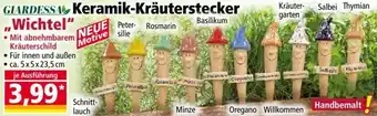 Norma GIARDESSA Keramik-Kräuterstecker Wichtel Angebot