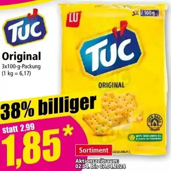 Norma TUC Original 3x100 g Packung Angebot