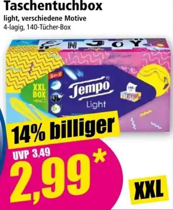 Norma Tempo Taschentuchbox Angebot