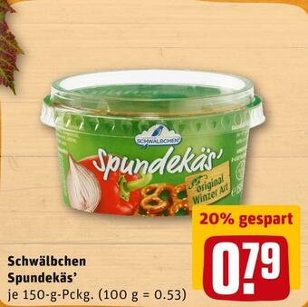 REWE Schwälbchen spundekäs Angebot