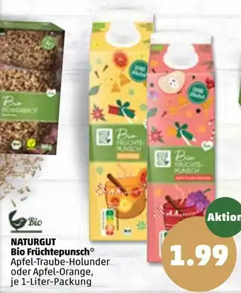 PENNY Naturgut bio früchtepunsch Angebot