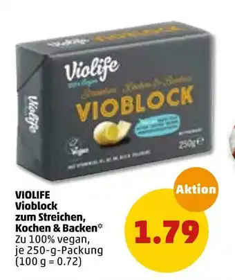 PENNY Violife vioblock zum streichen, kochen & backen Angebot