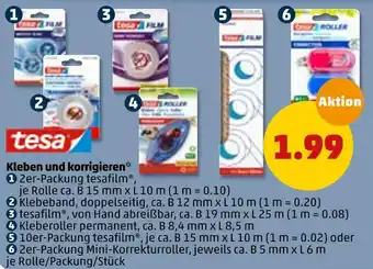 PENNY Tesa kleben und korrigieren Angebot