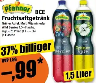 Norma Pfanner BCE Fruchtsaftgetränk 1,5 Liter Angebot